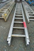 Lyte aluminium 2 stage extending ladder 1804-LYT0243