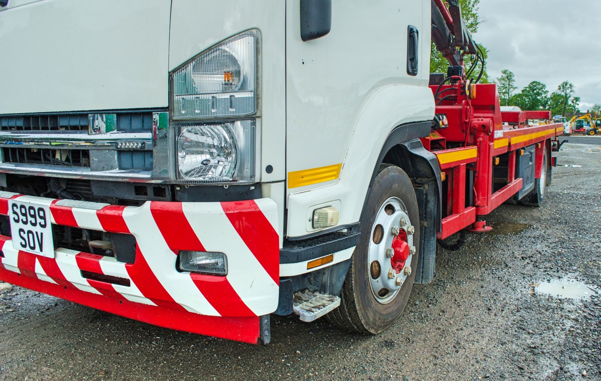Isuzu F120.240 12 tonne 4 x 2 flat bed recovery truck  Reg Number: LK09 GPE (Registration on - Image 16 of 23