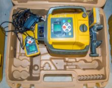 Topcon RL-SU25 rotating laser level c/w carry case c/w charger, remote control, Topcon LS-80L