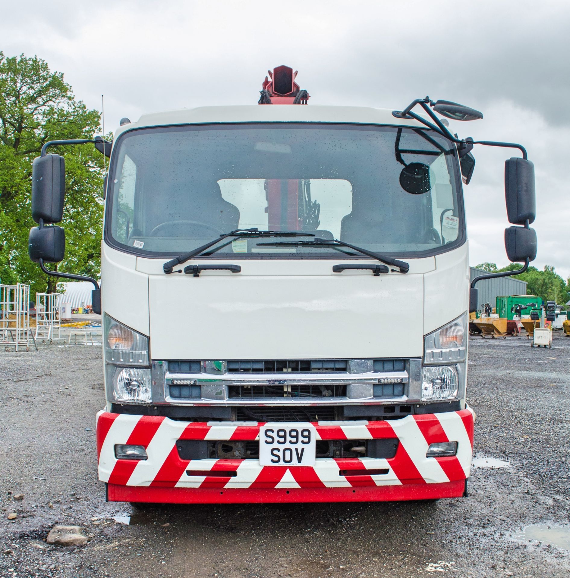 Isuzu F120.240 12 tonne 4 x 2 flat bed recovery truck  Reg Number: LK09 GPE (Registration on - Image 5 of 23