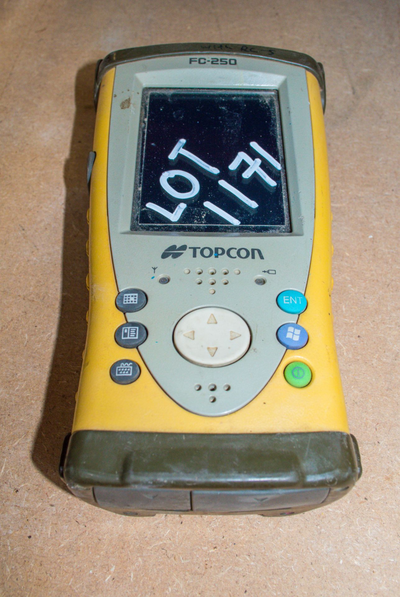 Topcon FC250 field controller c/w battery B2917036 ** No charger **