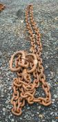 8 tonne 16mm 6 metre single leg lifting chain