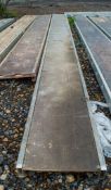 Aluminium staging board approximately 20 ft long 3307-0363