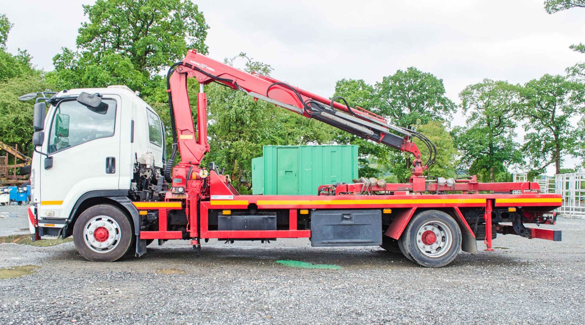 Isuzu F120.240 12 tonne 4 x 2 flat bed recovery truck  Reg Number: LK09 GPE (Registration on - Image 7 of 23