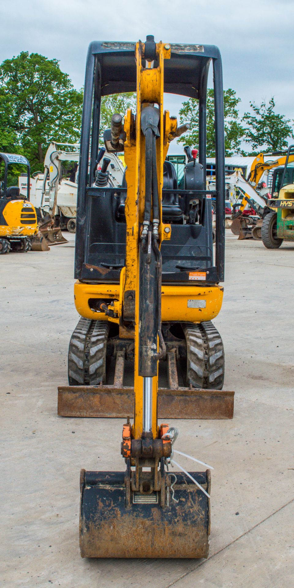 JCB 8014 CTS 1.5 tonne rubber tracked mini excavator Year: 2015 S/N: 2070521 Recorded Hours: 1454 - Image 5 of 17