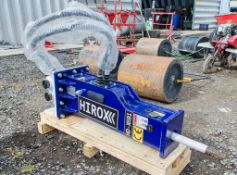 Hirox HDX-05 hydraulic breaker to suit 0.5 to 1 tonne excavator c/w tool kit ** New & unused **