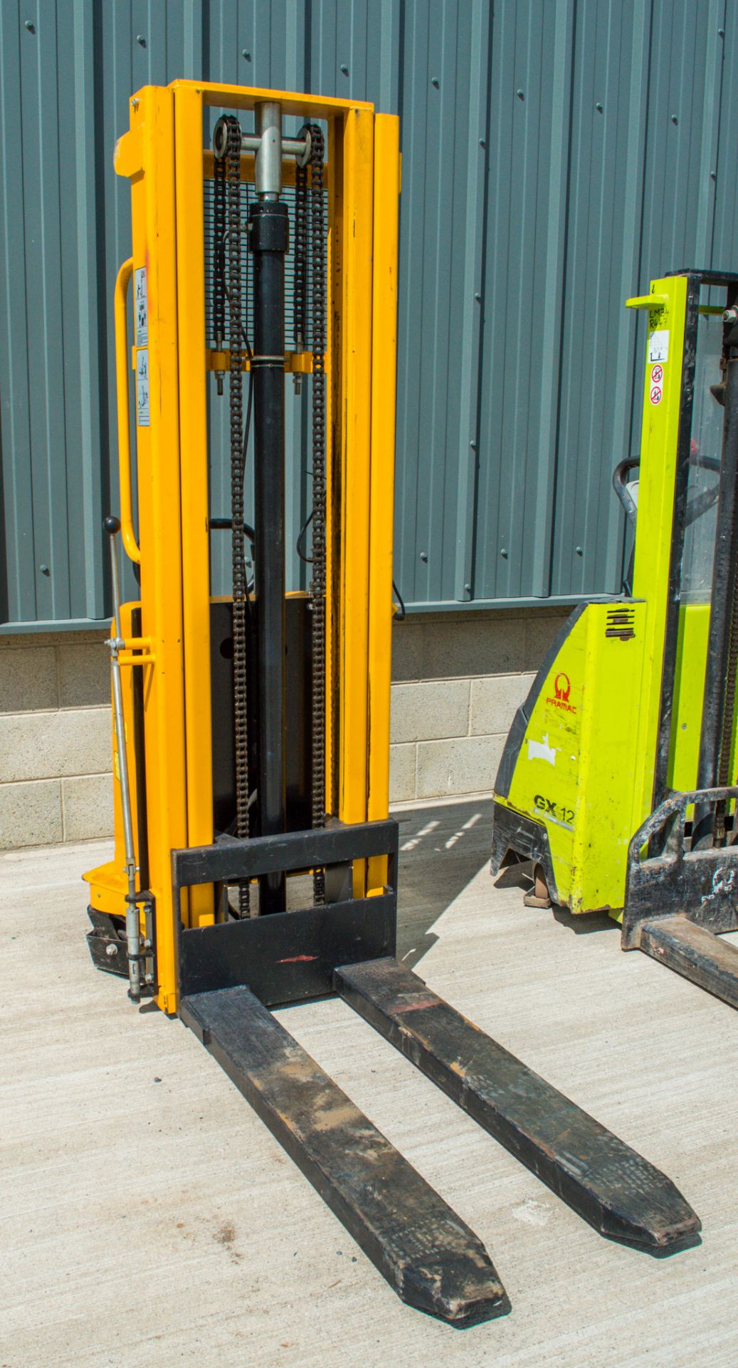 Battery electric walk behind fork lift truck  C/W charger  LSC