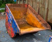 2 - steel tipping skips ** Bases detached **