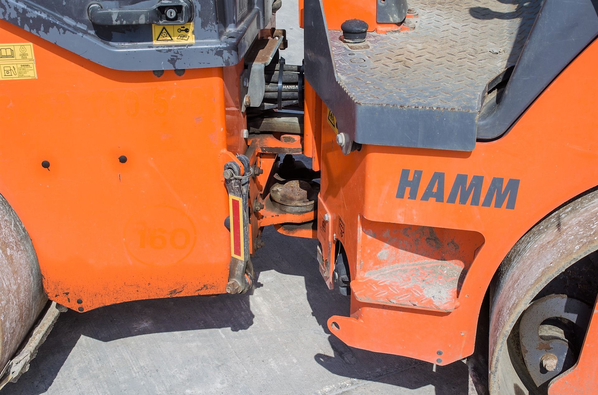 Hamm HD 12 double drum roller Year: 2014 S/N: 2004629 Recorded Hours: 1236 - Image 13 of 20