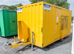 12 ft x 8 ft mobile anti vandal steel welfare unit Comprising of: canteen area, toilet, drying