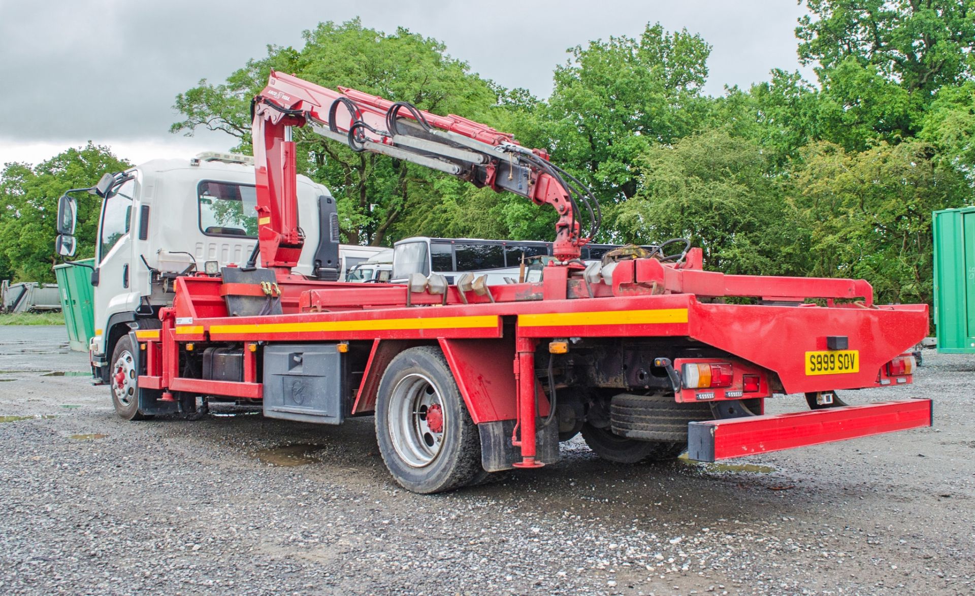 Isuzu F120.240 12 tonne 4 x 2 flat bed recovery truck  Reg Number: LK09 GPE (Registration on - Image 4 of 23