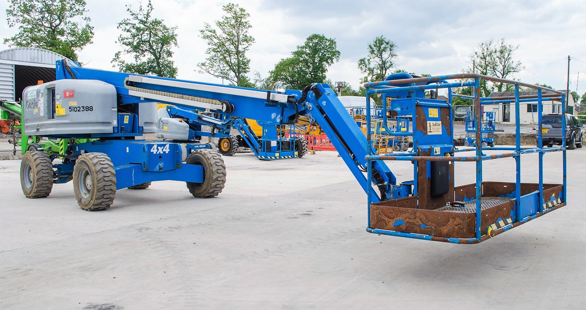 Genie S-45 diesel driven 45 ft boom lift access platform Year: 2014 S/N: 54514-18197 Recorded Hours: - Image 2 of 18