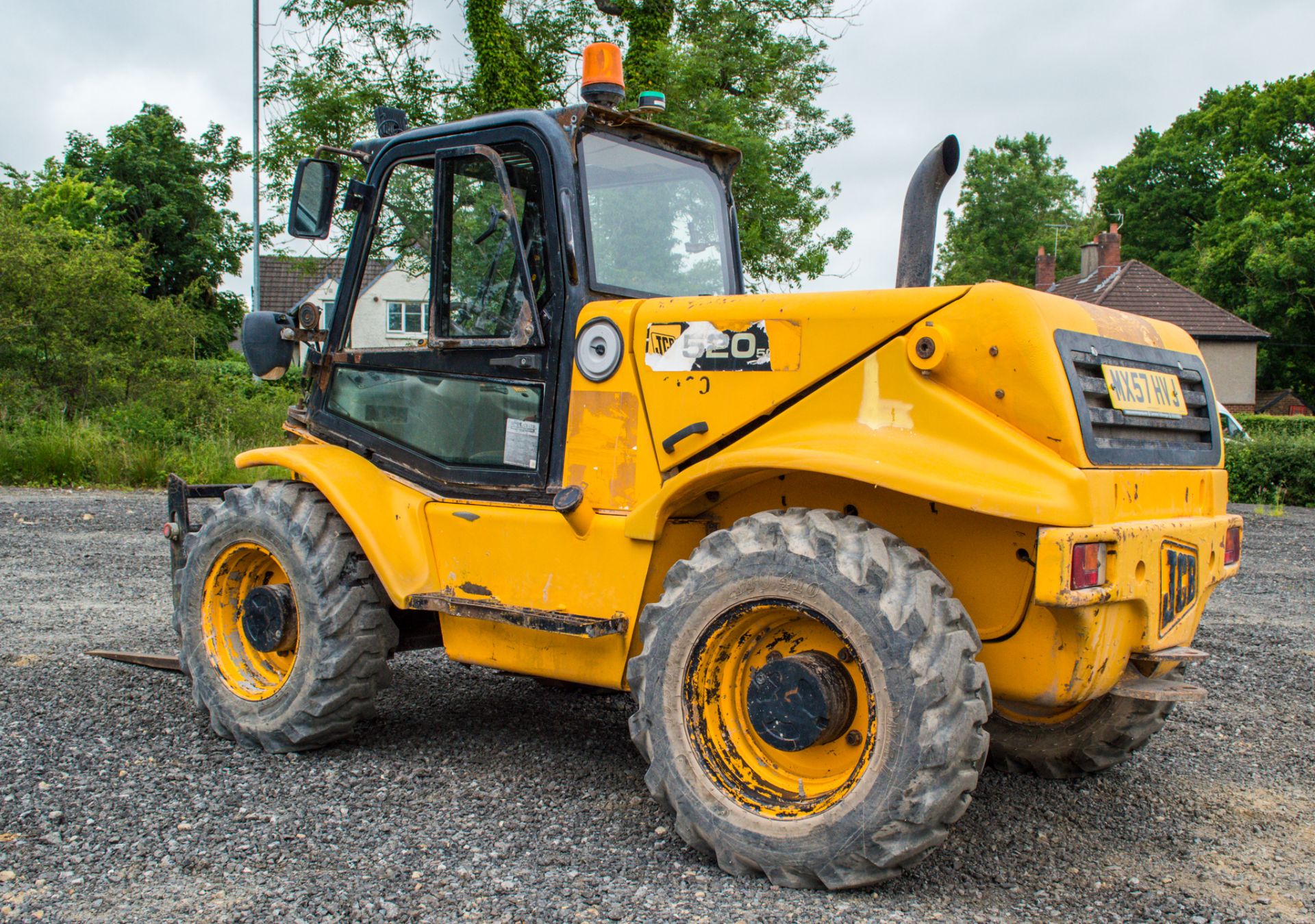 JCB 520-50 5 metre telescopic handler  Year: 2007  S/N: 1411347 Recorded Hours: 5518 - Image 4 of 19