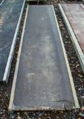 Aluminium staging board approximately 8 ft long 3310-0660