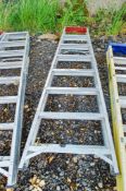 8 tread aluminium step ladder 1609-0149