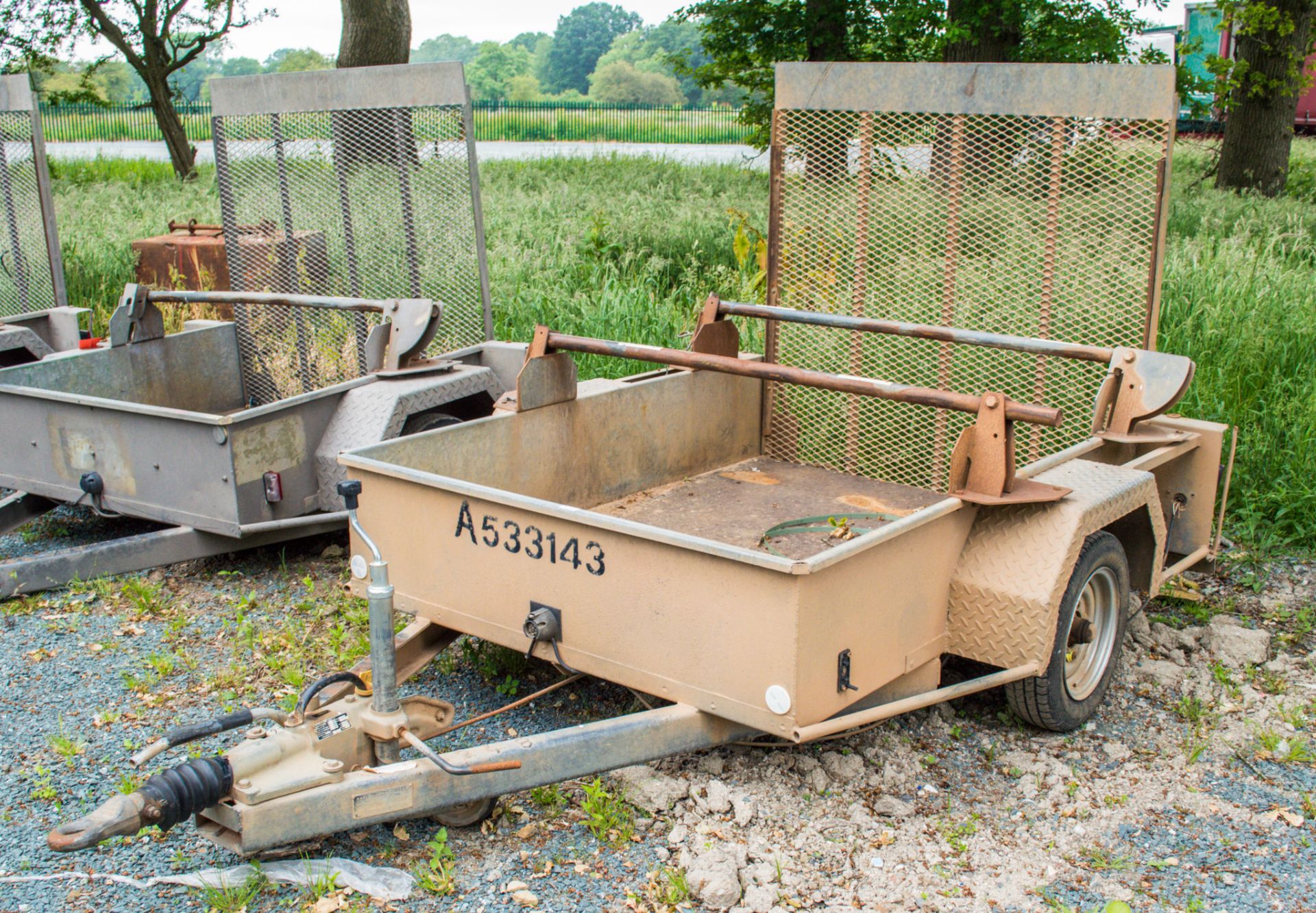 Hazlewood single axle traffic light trailer A533143