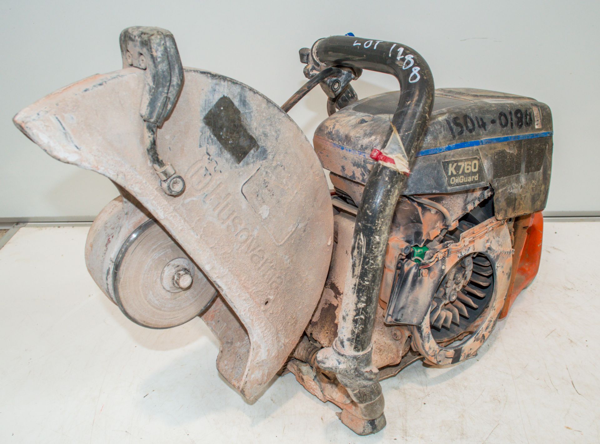 Husqvarna K760 petrol driven cut off saw 1504-0180 ** Pull cord assembly missing **