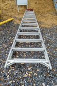 12 tread aluminium step ladder LL-1344