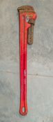 Ridgid 36 inch adjustable pipe wrench WOOWD224