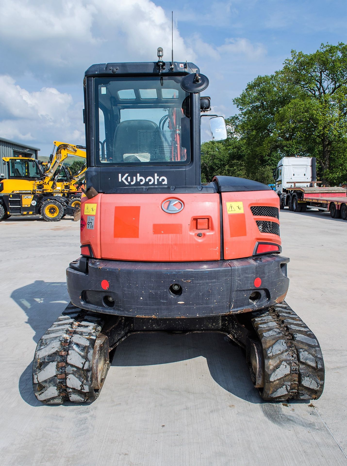 Kubota U55-4 5.5 tonne rubber tracked mini excavator  Year: 2015  S/N: 53120 Recorded Hours: 3419 - Image 6 of 20