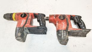 2 - Hilti TE6-A36 cordless SDS rotary hammer drills 36BD1009 ** No batteries or chargers **