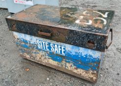 Site Safe steel tool store ** No keys but unlocked **