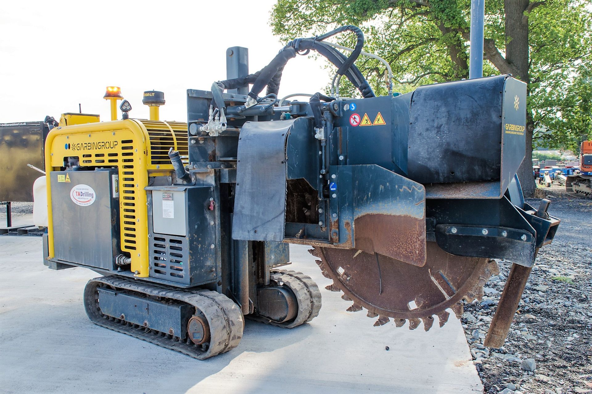 GarbinGroup Fiber 450E diesel driven tracked micro trencher Year: 2020 S/N: 1726 Recorded Hours: - Image 2 of 15