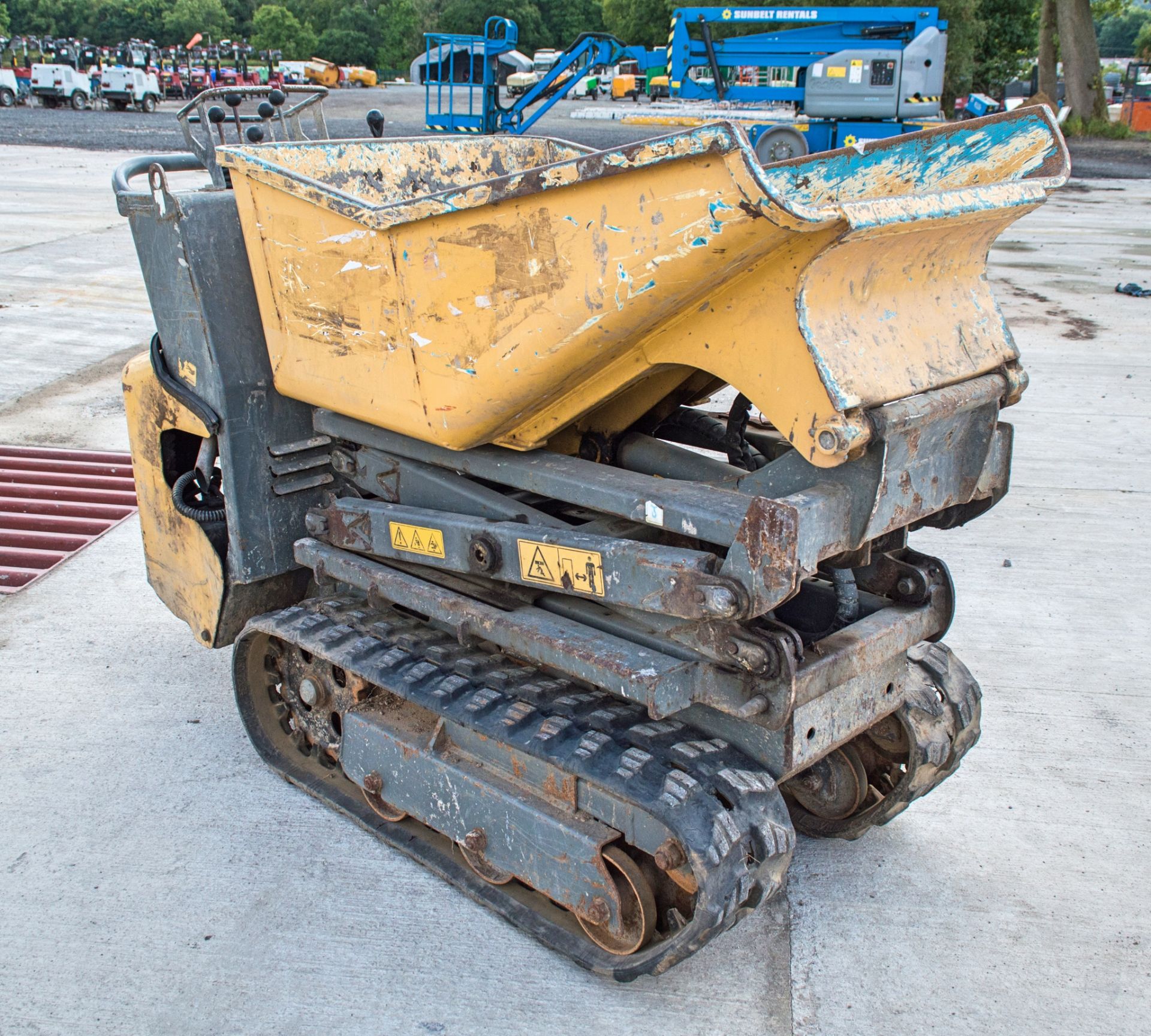 Messersi TCH - 07D diesel driven high tip pedestrian rubber tracked dumper  Year: 2014 1605-1846 - Image 2 of 12