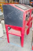 Sealey shot blasting cabinet F1700017 ** Screen broken **