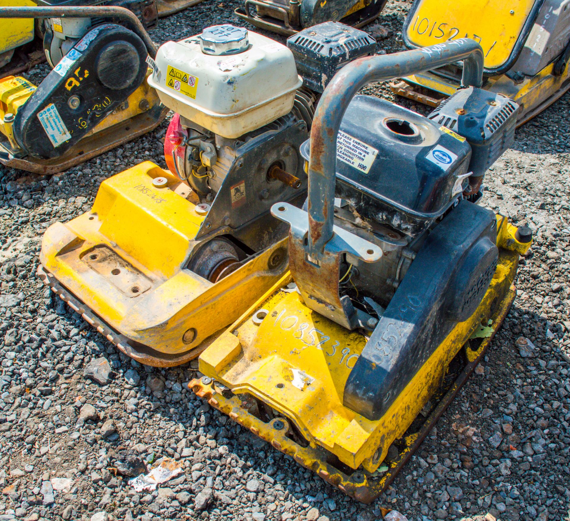 2 - Wacker Neuson petrol driven compactor plates ** Both for spares **