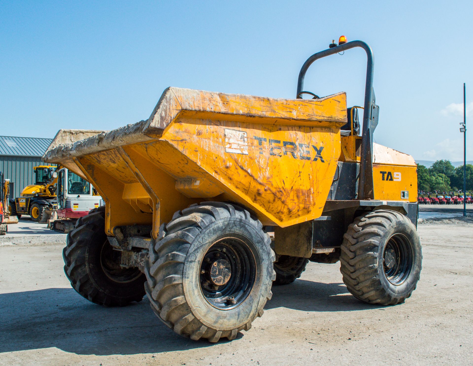 Terex TA9 9 tonne straight skip dumper Year: 2011 S/N: MV2593 Recorded Hours: 3342