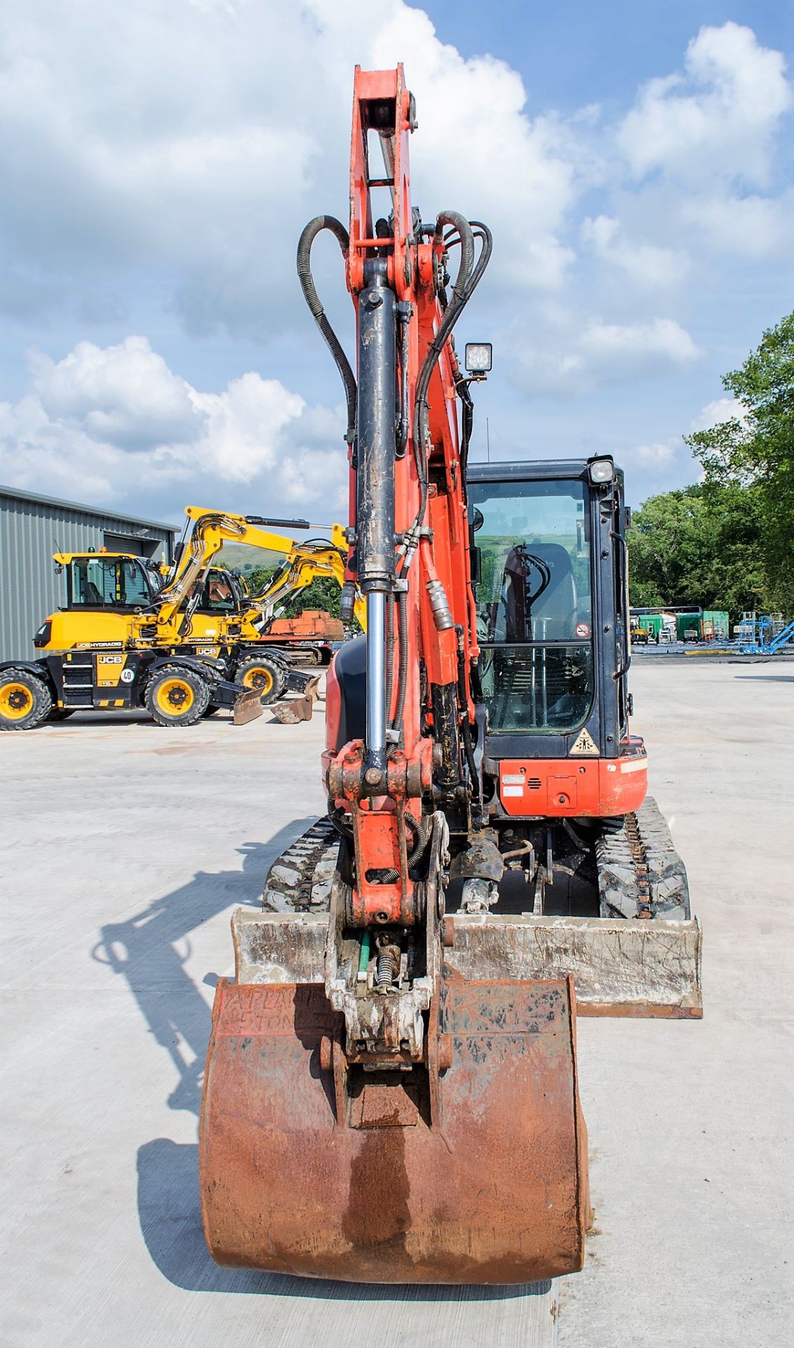 Kubota U55-4 5.5 tonne rubber tracked mini excavator  Year: 2015  S/N: 53120 Recorded Hours: 3419 - Image 5 of 20