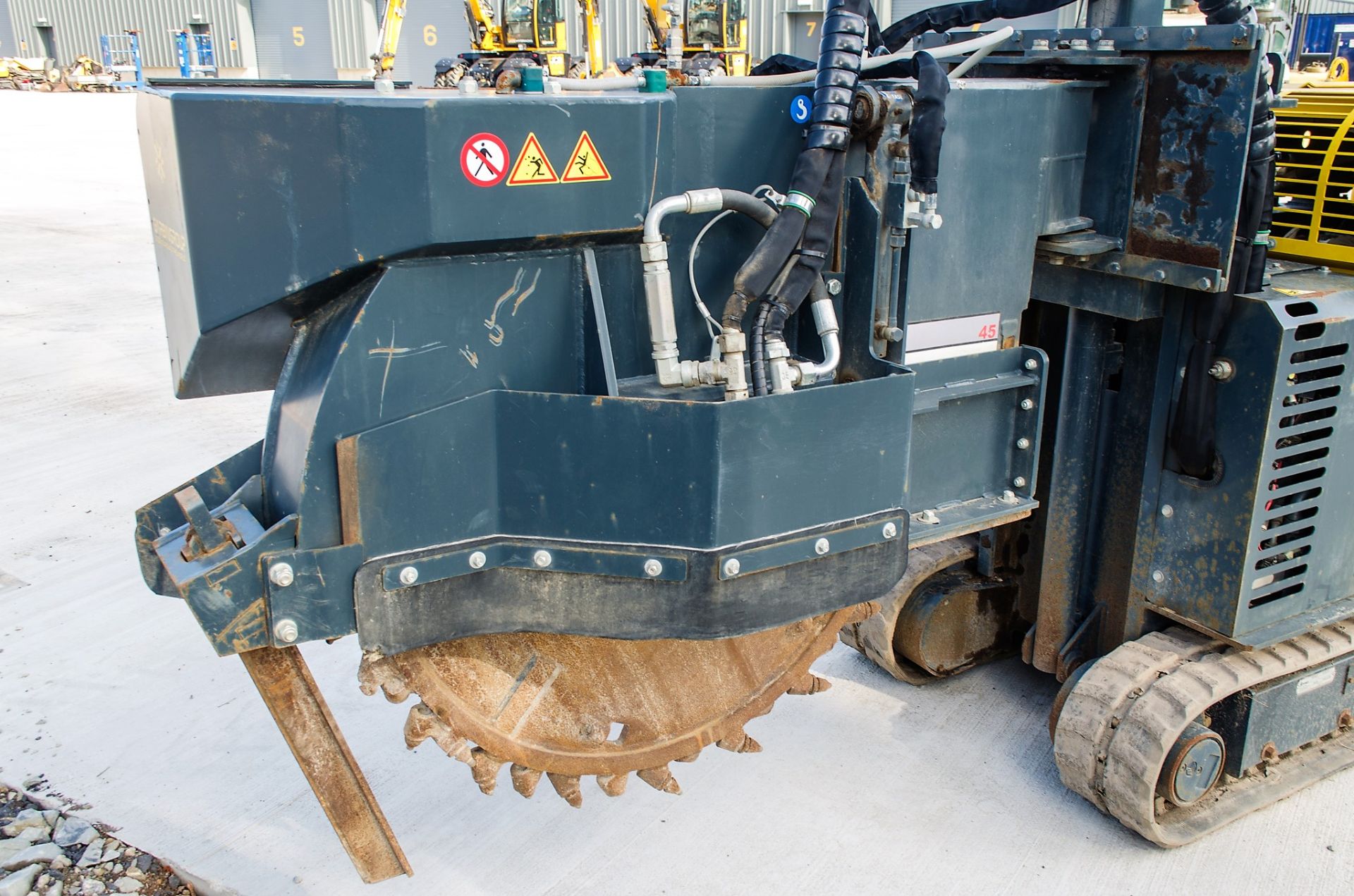 GarbinGroup Fiber 450E diesel driven tracked micro trencher Year: 2020 S/N: 1726 Recorded Hours: - Image 11 of 15