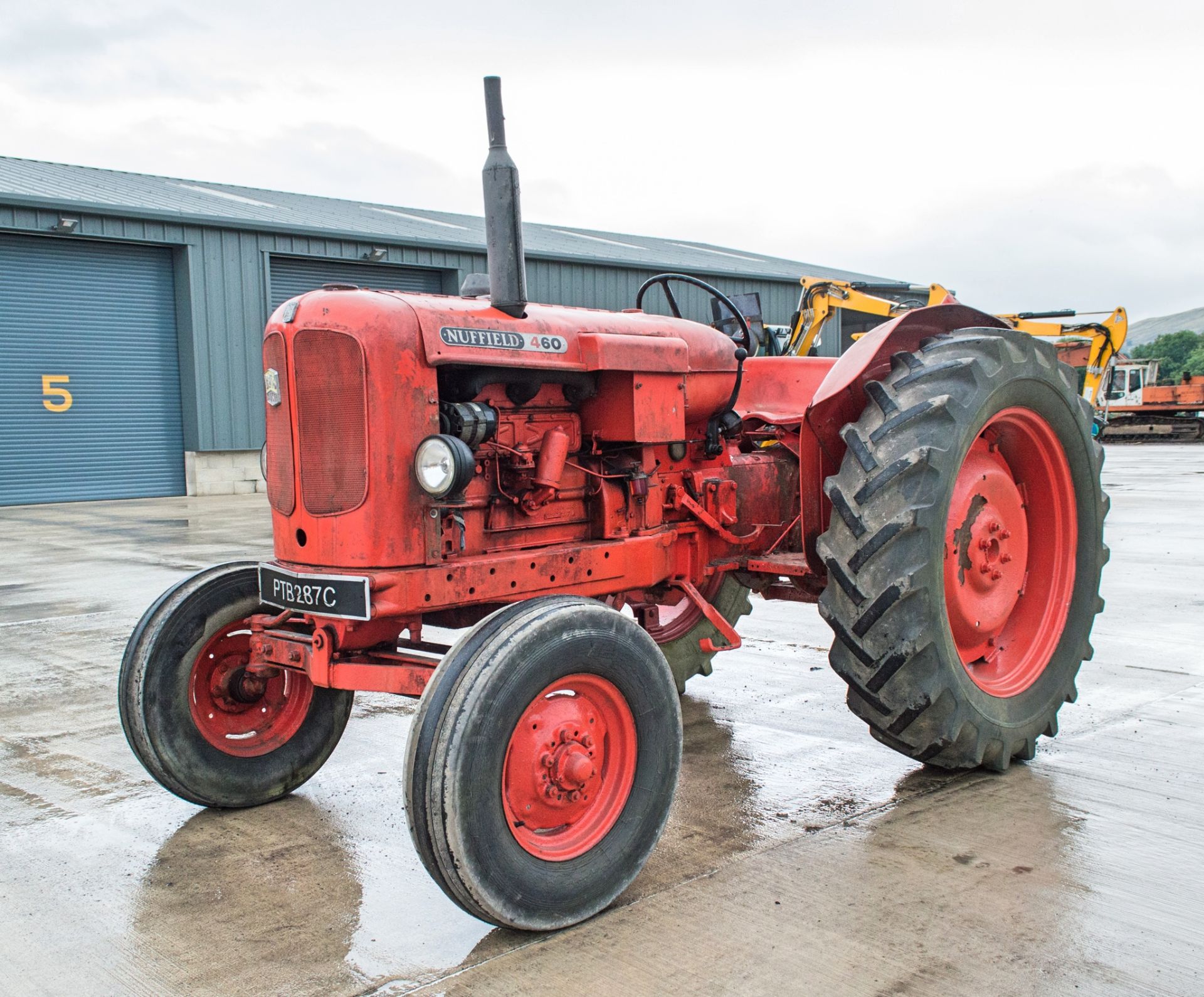 Nuffield 460 2 wheel drive diesel driven tractor  Reg Number: PTB 287C  S/N: 60B 1500 57042