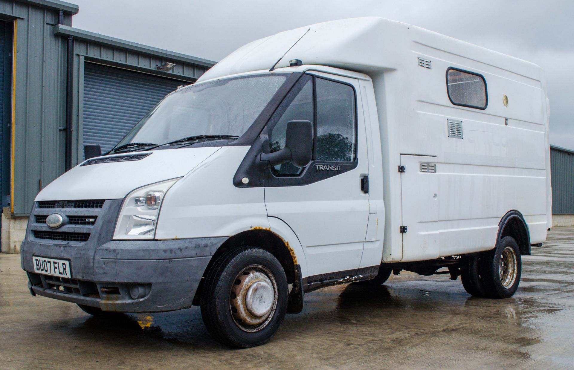 Ford Transit 100 T350M 2402cc diesel box van Registration number: BU07 FLR Date of registration: