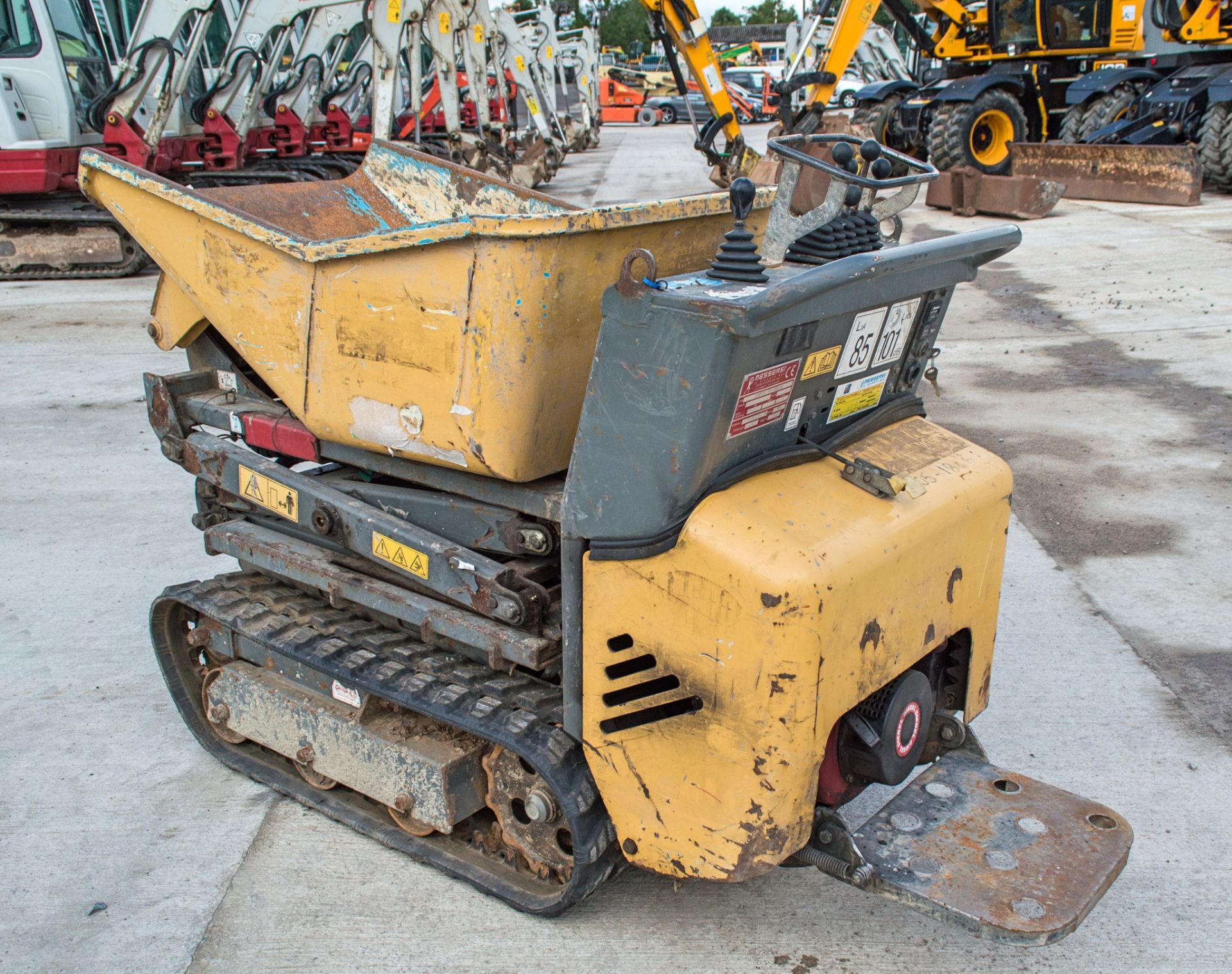 Messersi TCH - 07D diesel driven high tip pedestrian rubber tracked dumper  Year: 2014 1605-1846 - Image 4 of 12