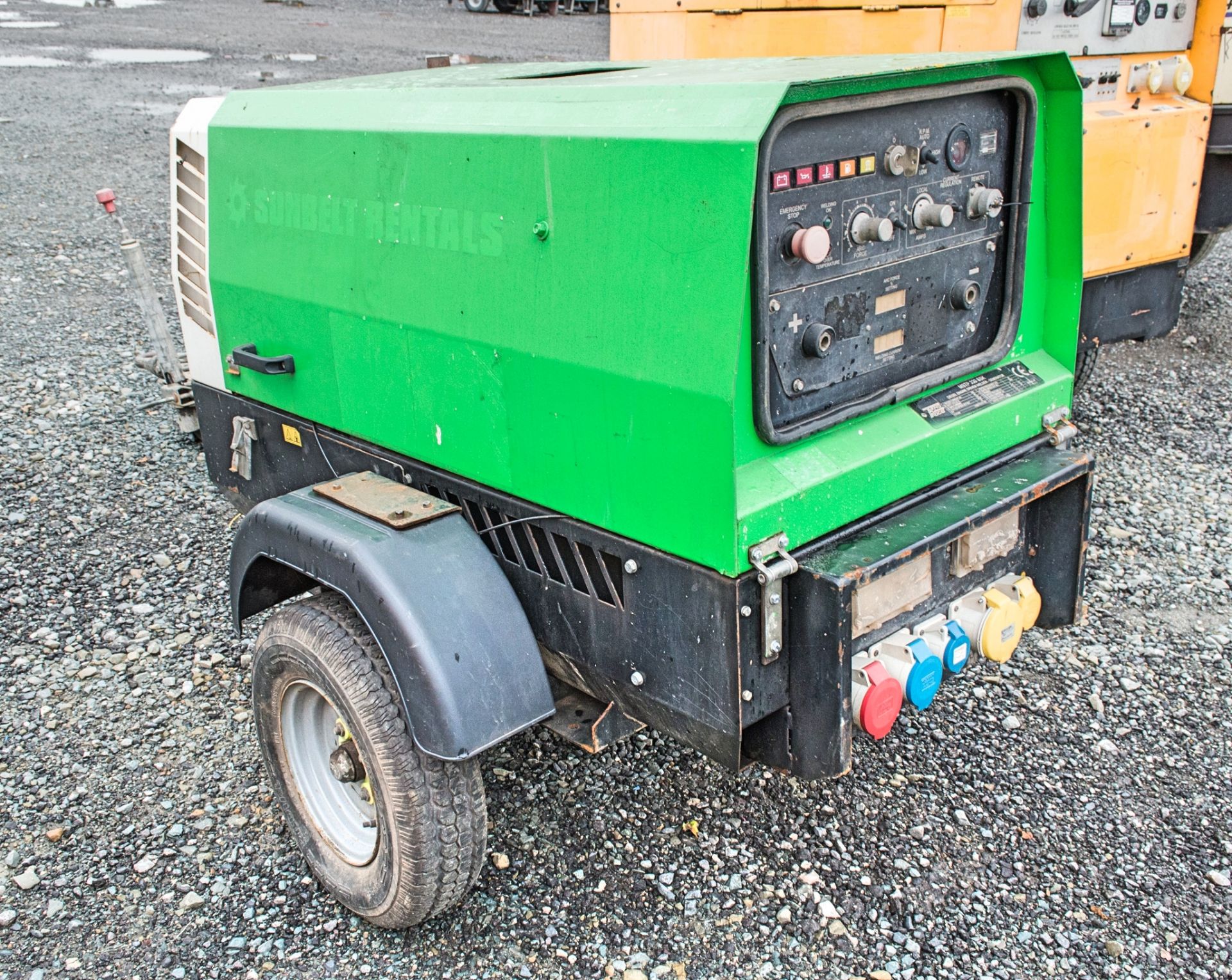 Tekno MSTP 330 SSK 330 Amp fast tow diesel driven welder generator  Recorded Hours: 1323 A674511 - Image 2 of 4