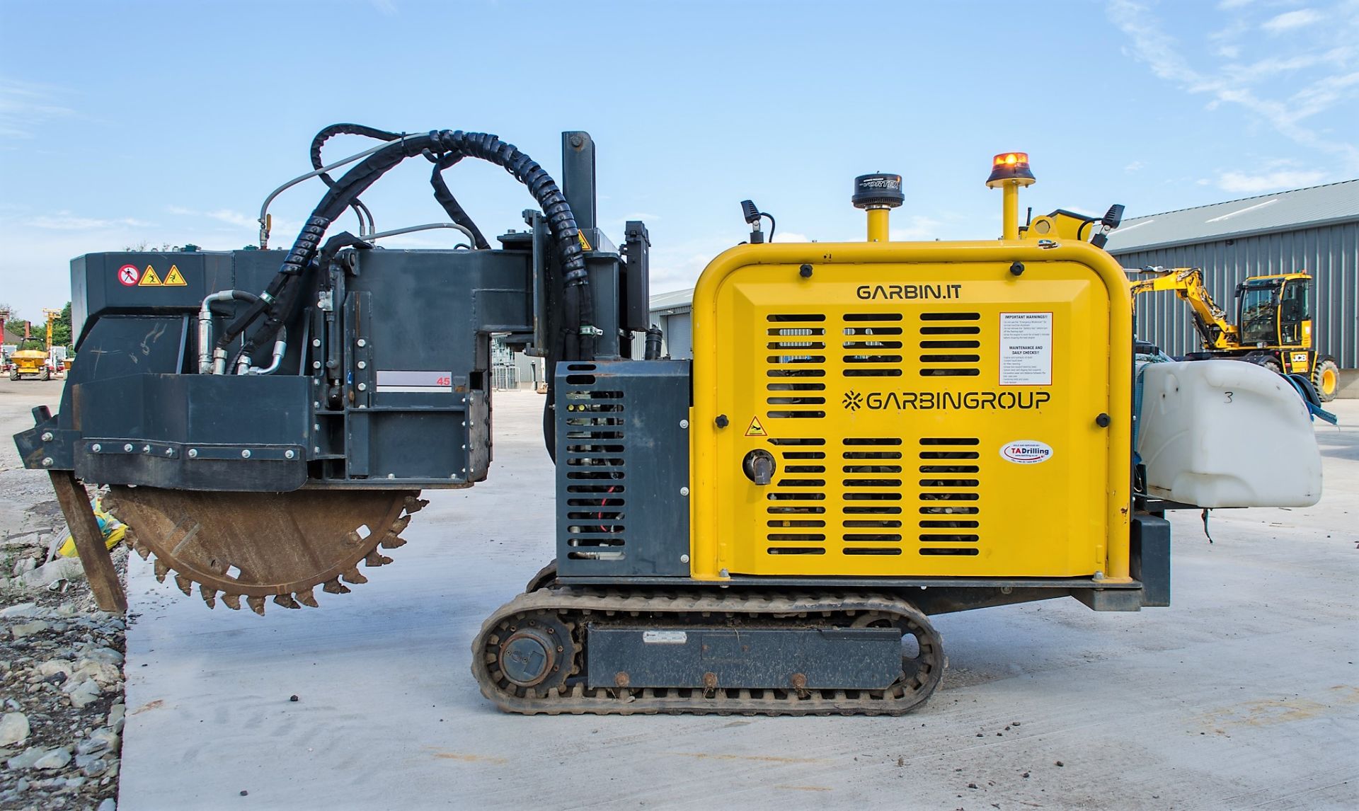 GarbinGroup Fiber 450E diesel driven tracked micro trencher Year: 2020 S/N: 1726 Recorded Hours: - Image 8 of 15