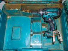 Makita 18v cordless drill c/w carry case ** No battery or charger **