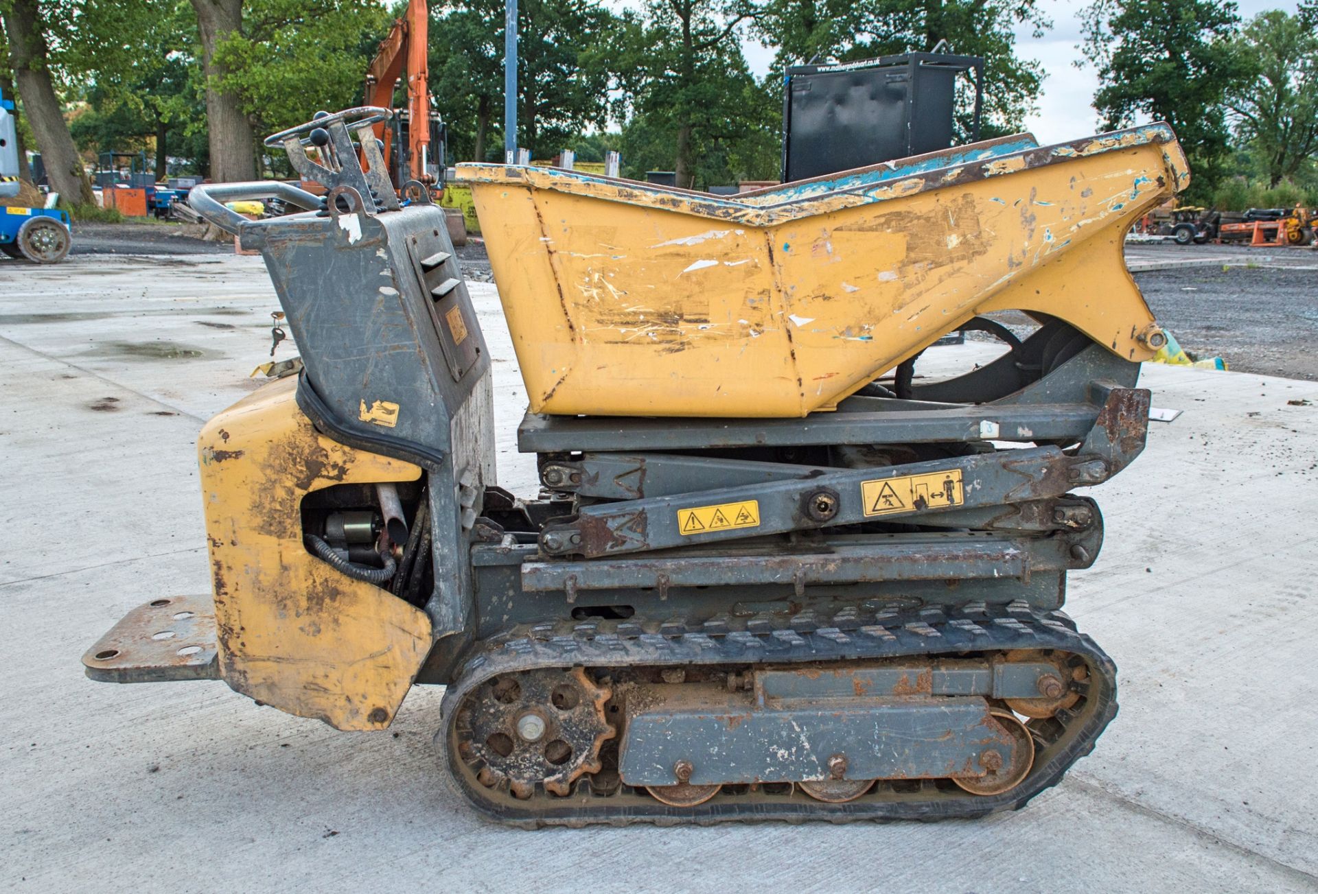 Messersi TCH - 07D diesel driven high tip pedestrian rubber tracked dumper  Year: 2014 1605-1846 - Image 8 of 12