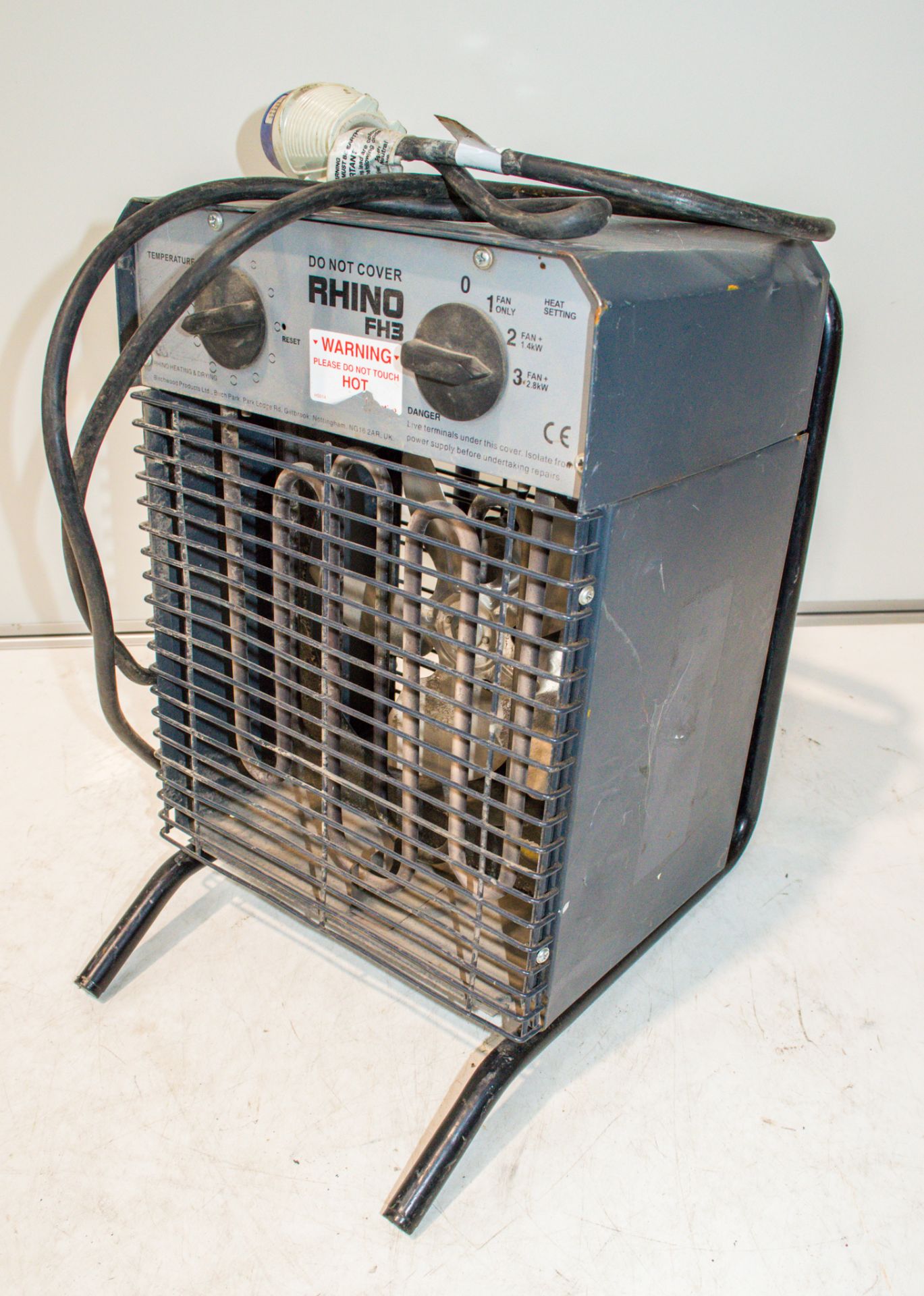 Rhino FH3 240v fan heater 1310-2279
