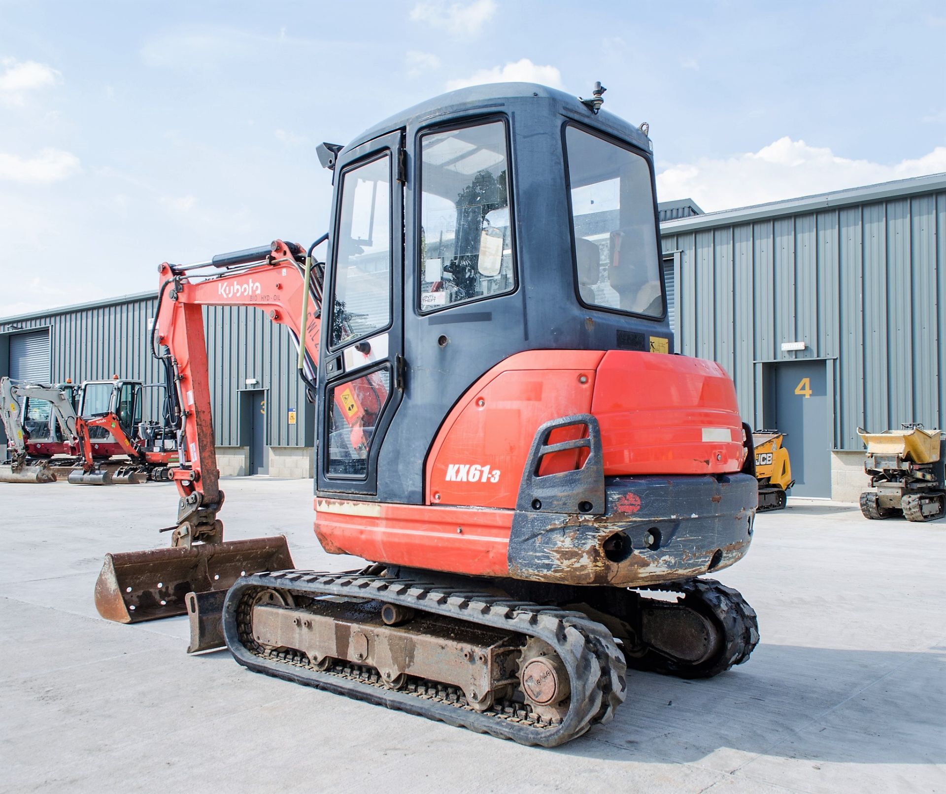 Kubota KX 61-3 2.8 tonne rubber tracked mini excavator  Year: 2013 S/N: 79874  Recorded Hours: - Image 3 of 19