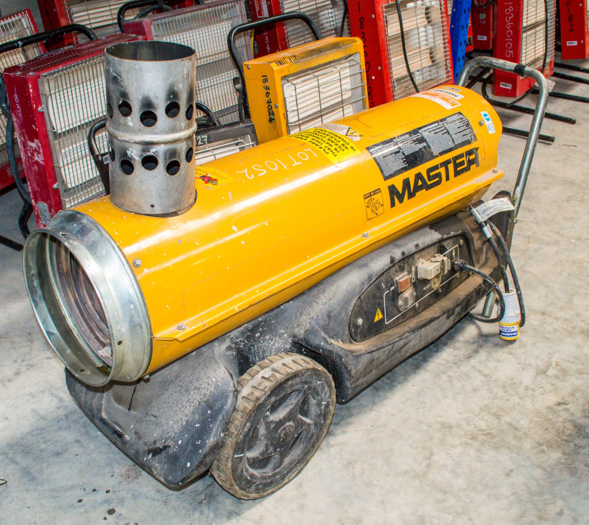 Master 110v diesel fuelled space heater 18A40003