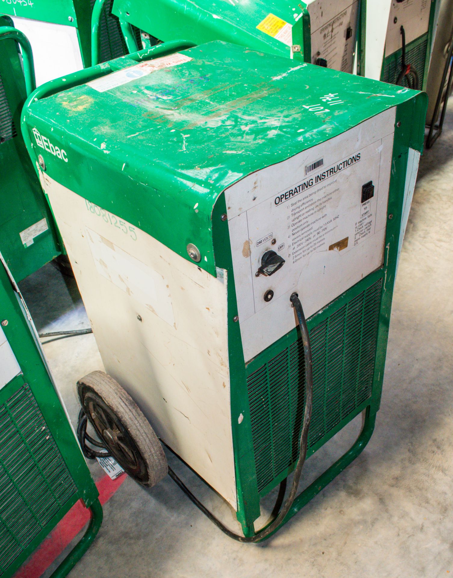 Ebac 240v dehumidifier 18081255