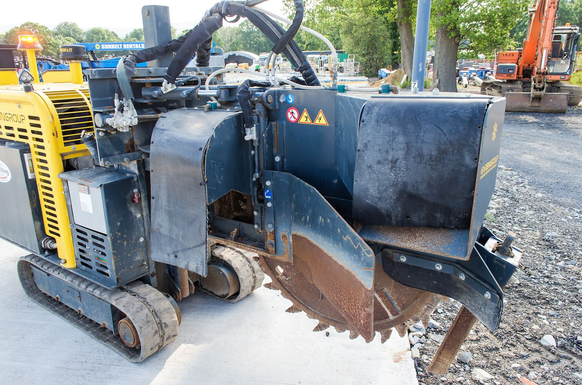 GarbinGroup Fiber 450E diesel driven tracked micro trencher Year: 2020 S/N: 1726 Recorded Hours: - Image 12 of 15