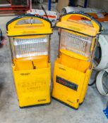 2 - Exin light cordless LED work lights ** No chargers **