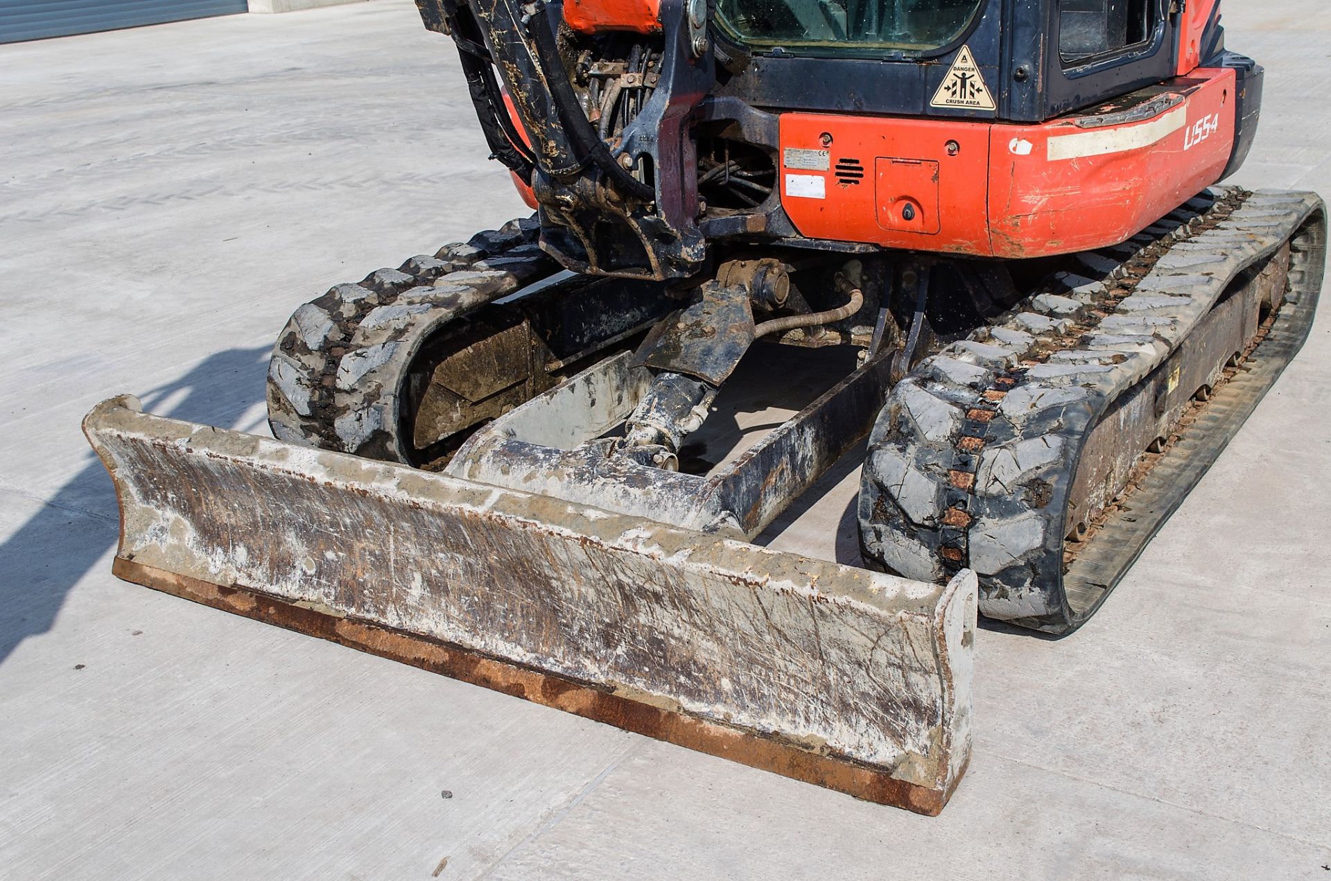 Kubota U55-4 5.5 tonne rubber tracked mini excavator  Year: 2015  S/N: 53120 Recorded Hours: 3419 - Image 11 of 20