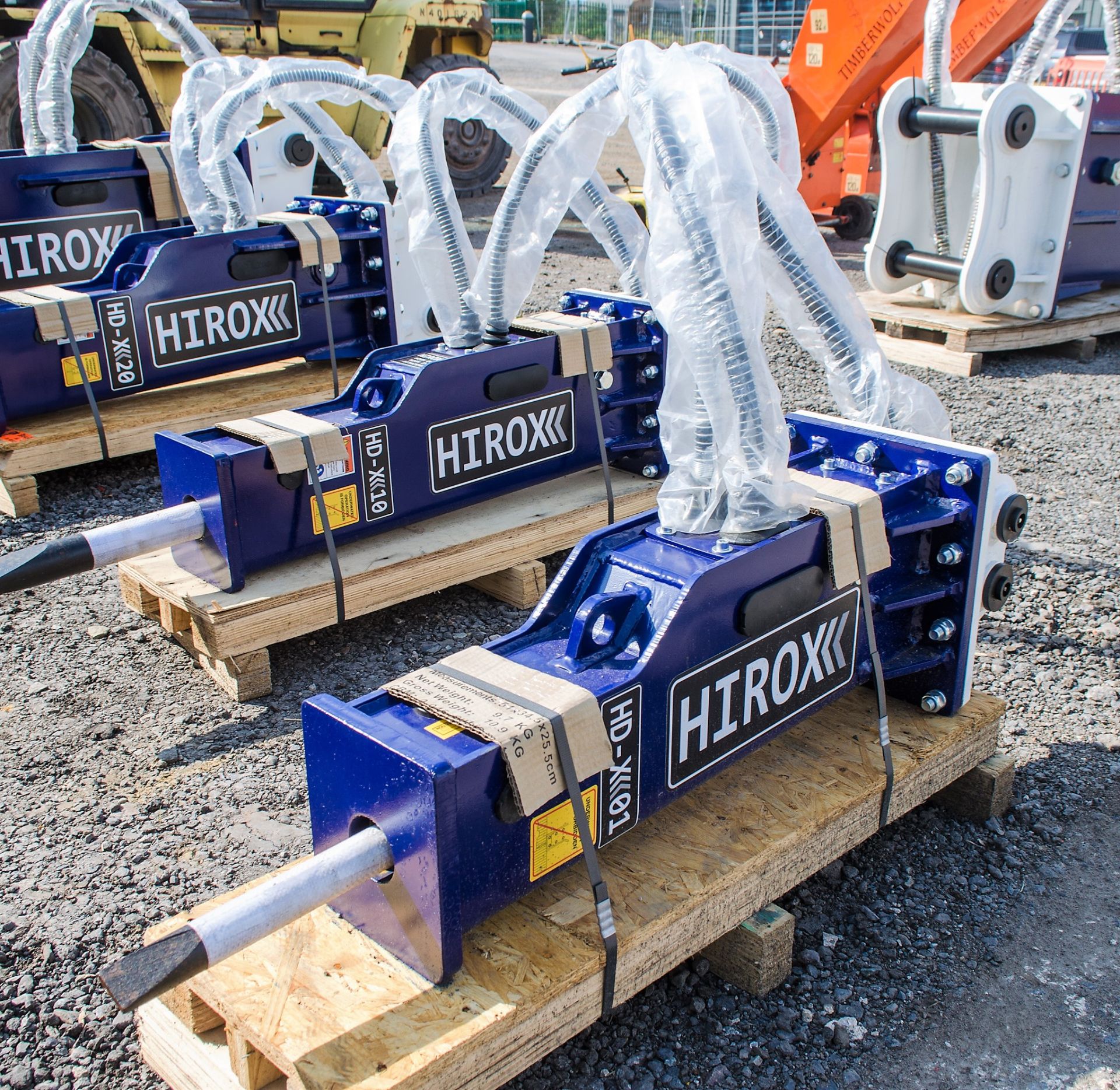 Hirox HDX-01 hydraulic breaker to suit 0.8 to 1.5 tonne excavator ** New & unused ** - Image 2 of 3