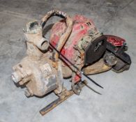 Honda petrol driven water pump A721936 ** Parts missing & dismantled **