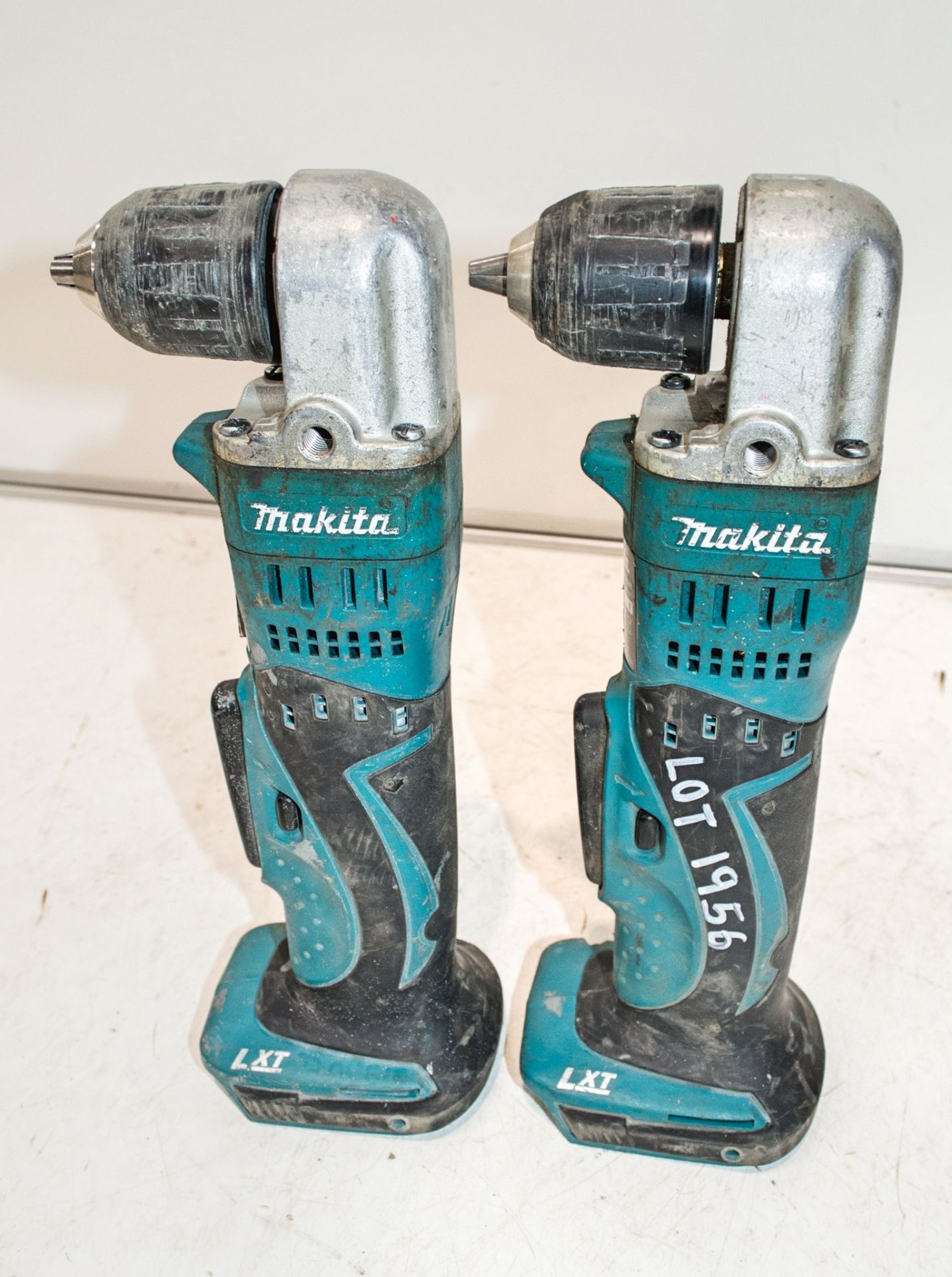 2 - Makita DDA351 cordless right angle drills RAD067/RAD065 ** No batteries or chargers **